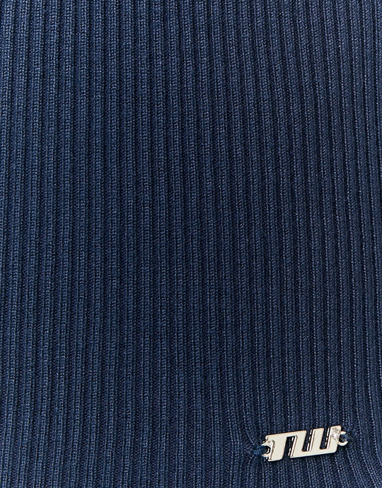 Striped Knit Top | Navy