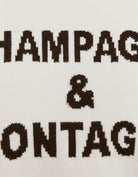 Knitted Jumper with Graphic Detail | Off White