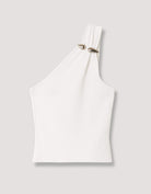 One Shoulder Top | Off White