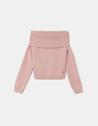 Off Shoulder Jumper | Pink