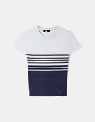 Knitted cropped top | Navy