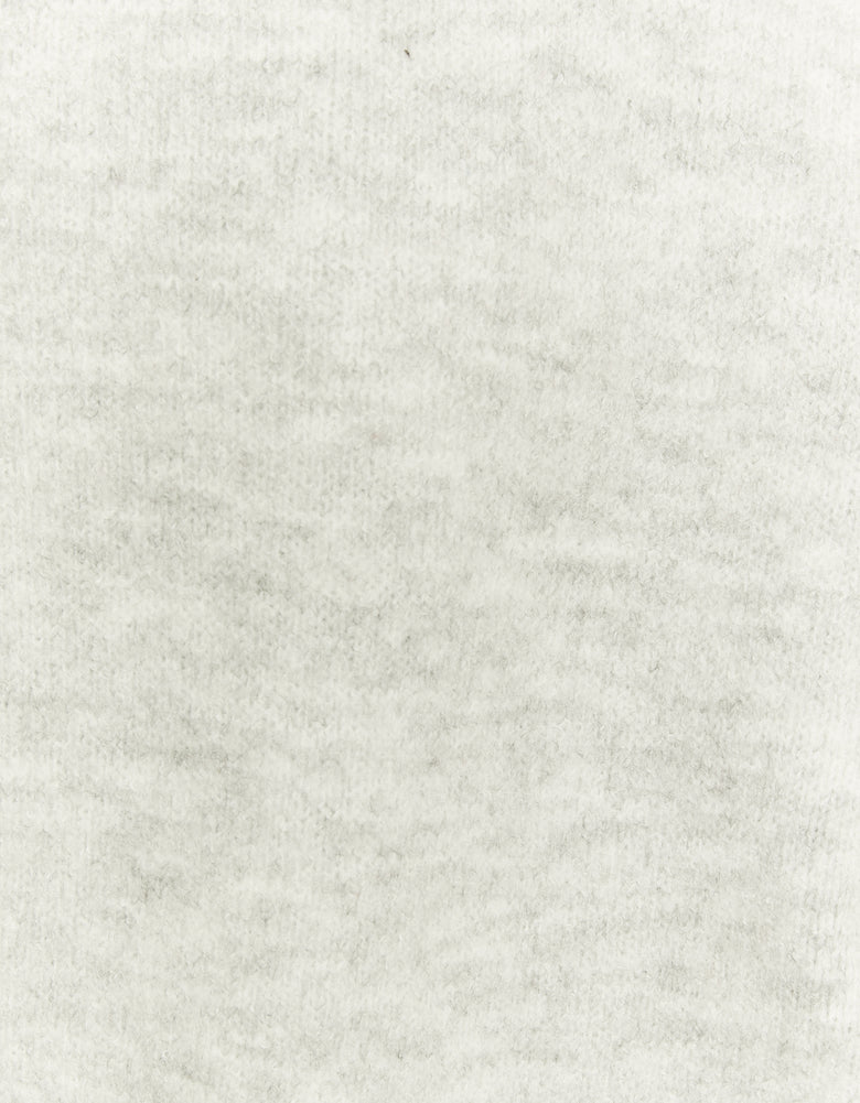 Cropped Basic Jumper | Grey