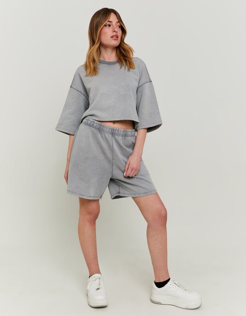 Bermuda Sweat Shorts | Grey