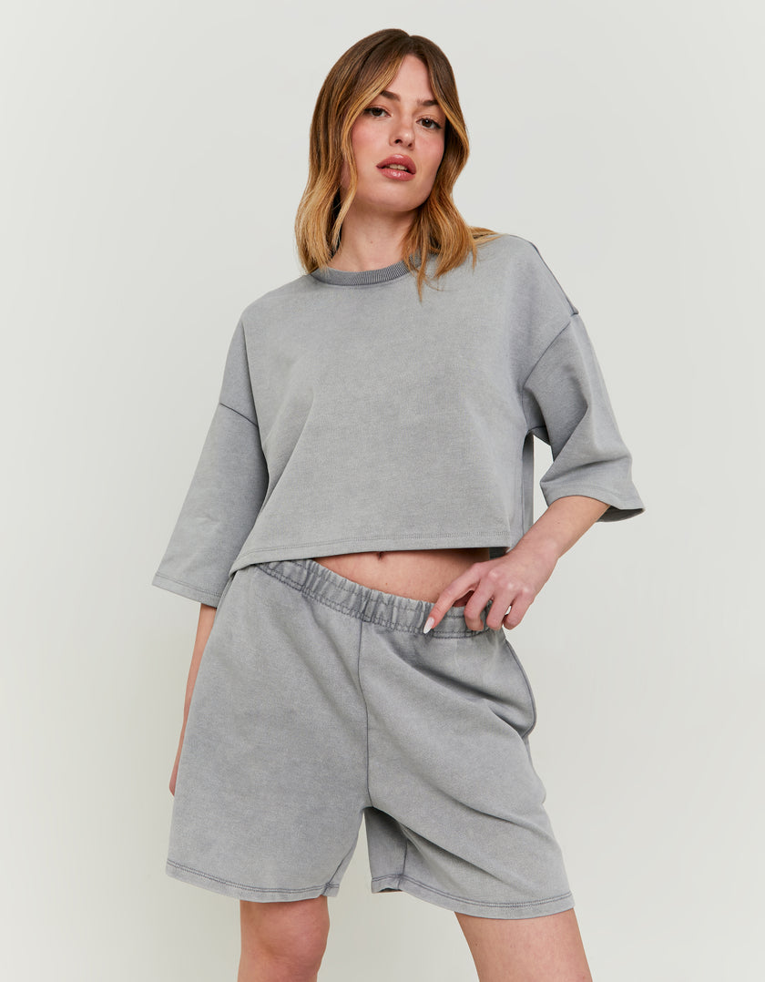 Bermuda Sweat Shorts | Grey