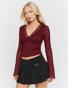 Pleated Mini Skort | Black