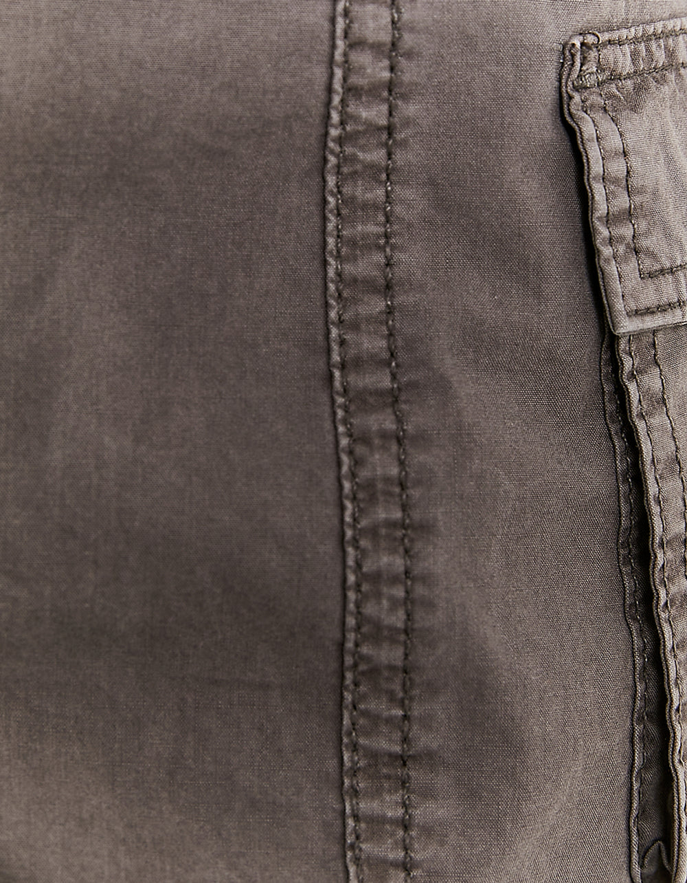 Low Waist Mini Cargo Shorts | Dark Grey