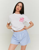 BIG STAR Logo T-SHIRT | Heather Grey