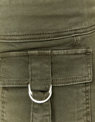 Belted Mini Shorts | Khaki