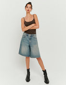 Denim Bermuda Shorts | Vintage Wash