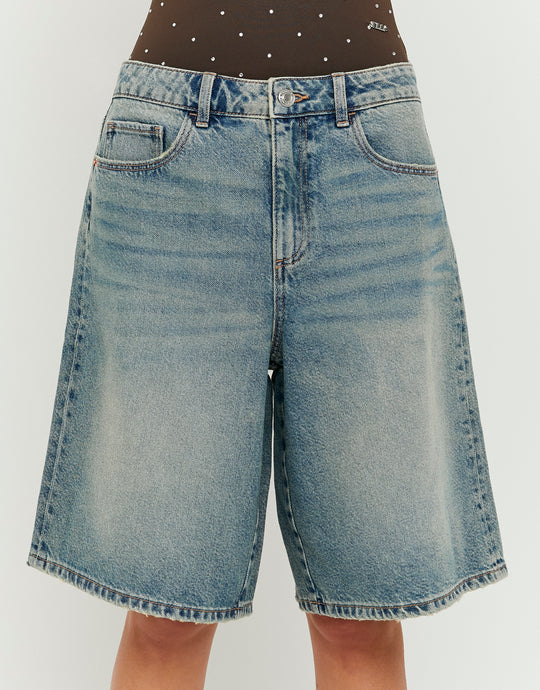 Denim Bermuda Shorts | Vintage Wash