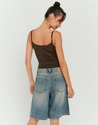 Denim Bermuda Shorts | Vintage Wash