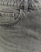 High Waist Wide Bermuda Shorts | Grey
