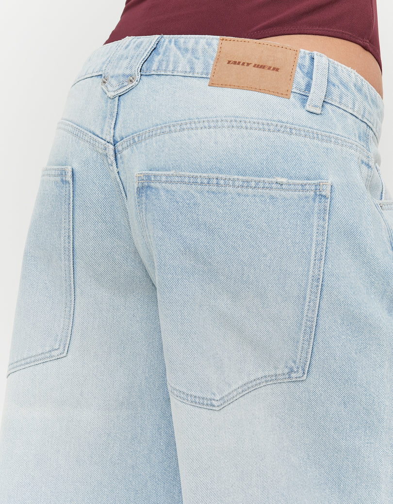 Denim Bermuda | Light Wash