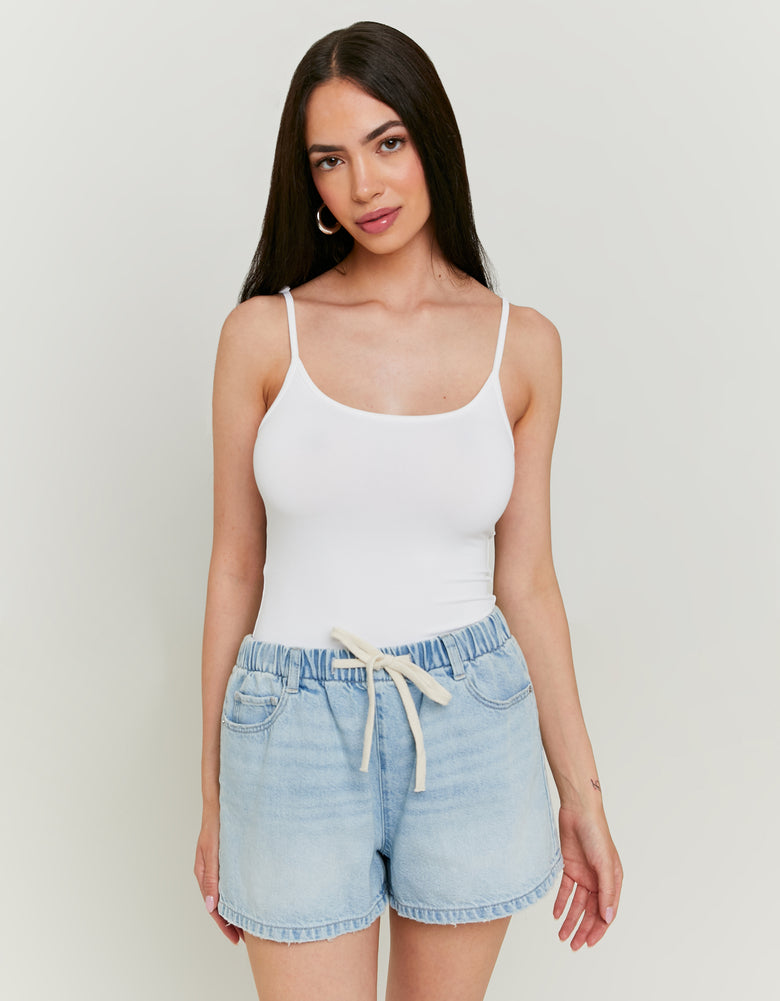 Denim Shorts | Bleached