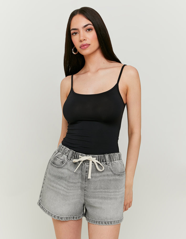 Denim Shorts | Grey Wash