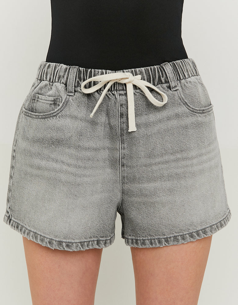 Denim Shorts | Grey Wash