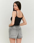 Denim Shorts | Grey Wash