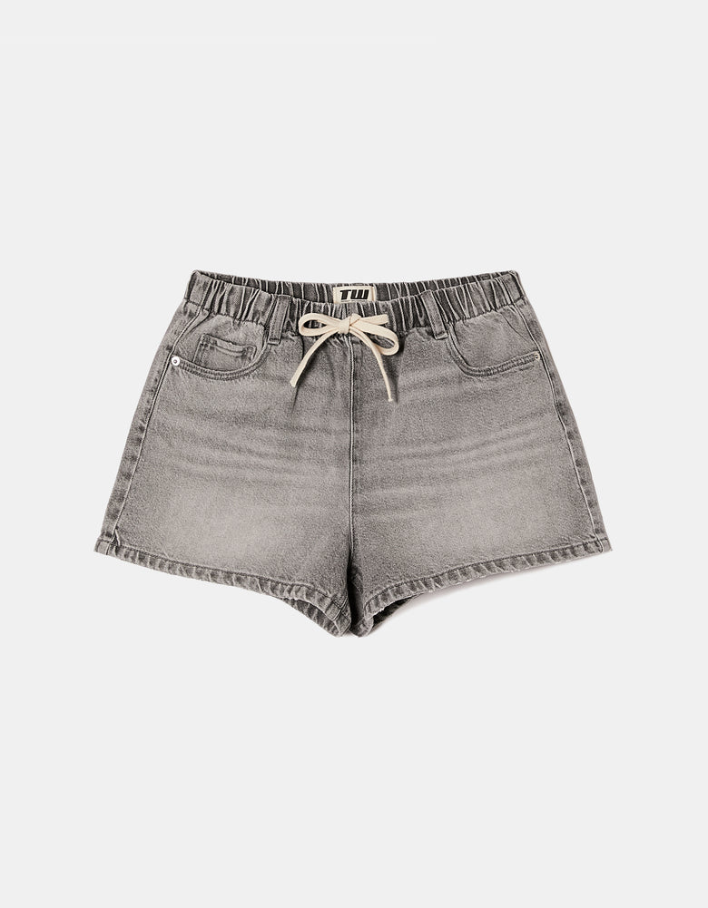 Denim Shorts | Grey Wash