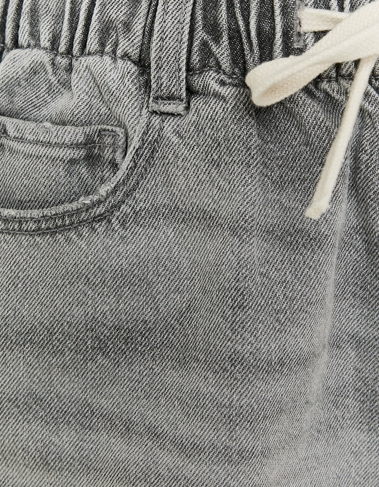 Denim Shorts | Grey Wash