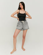Denim Shorts | Grey Wash