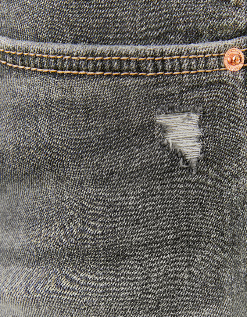 Denim Shorts | Grey Wash