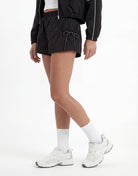 Mid Waist Mini Shorts | Black