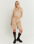 Sporty Quilted Jacket | Black