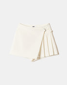 Pleated Skort | Off White