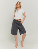 Tailored Bermuda Shorts | Grey