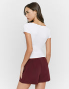 Mini Skort | Bordeau