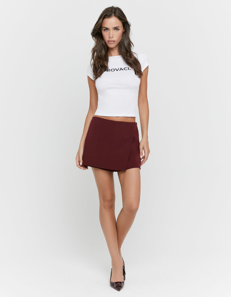 Mini Skort | Bordeau