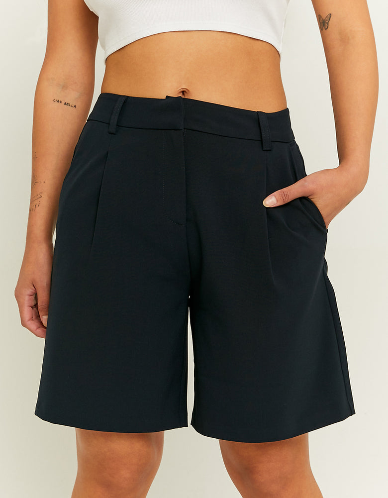 Tailoring Bermuda Shorts with Pocket | Dark Grey