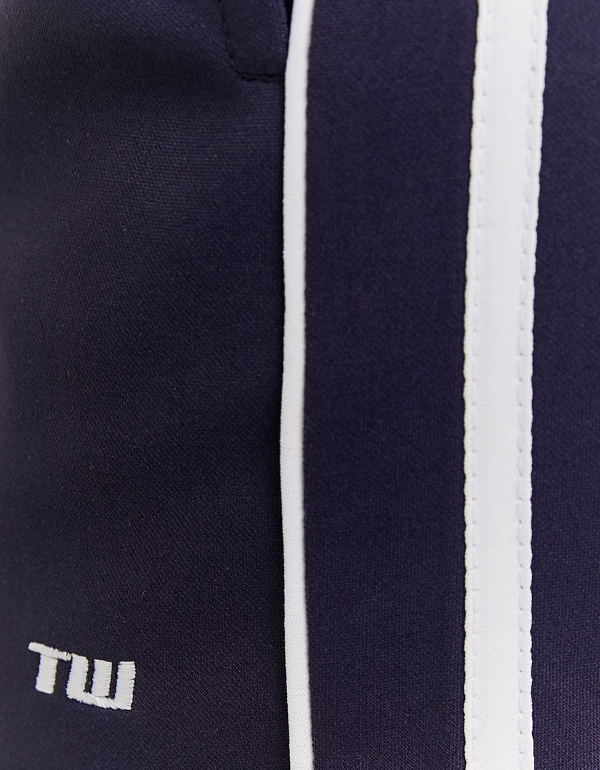 Technical Fabric Shorts | Navy and White