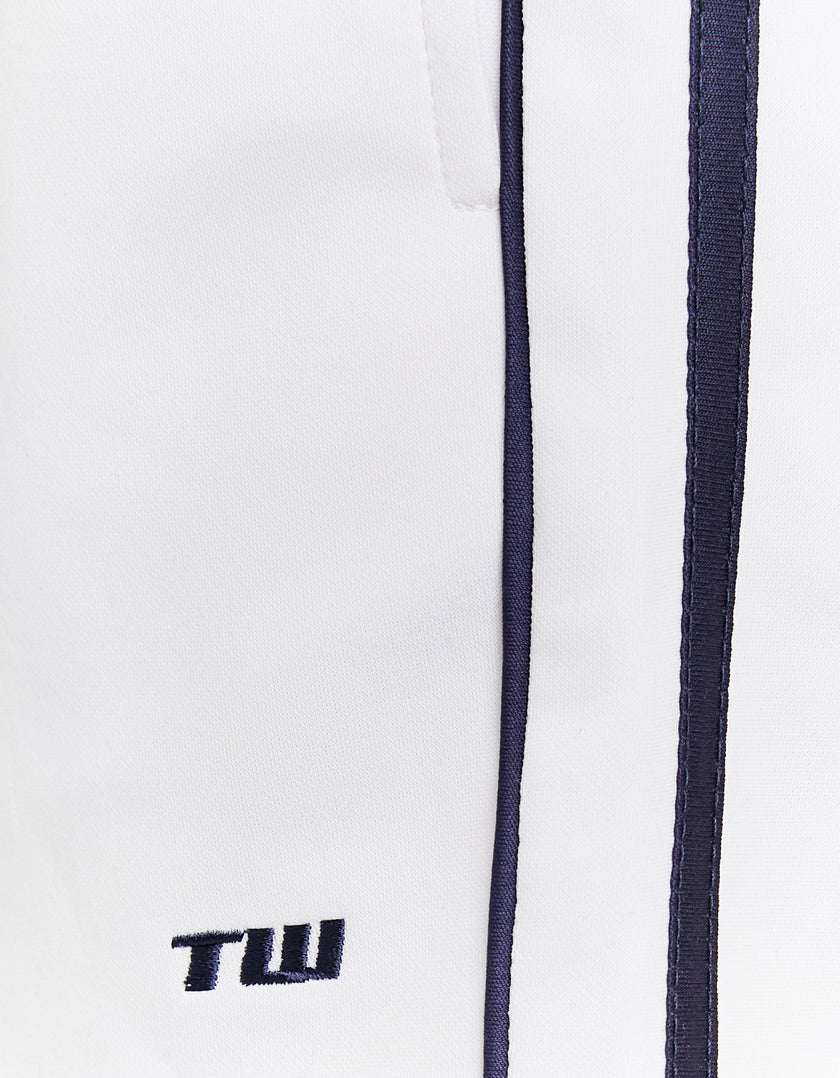 Technical Fabric Shorts | White and Navy