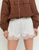 Shorts with Lace | Off White