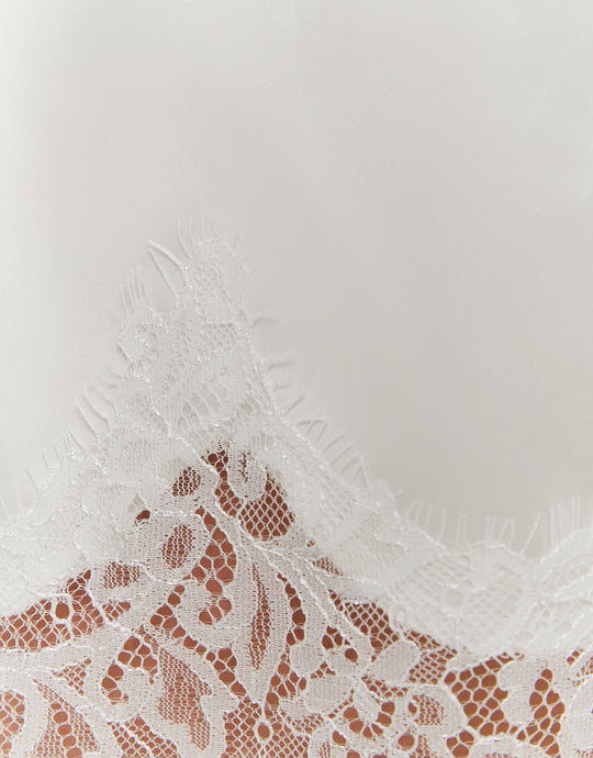 Shorts with Lace | Off White