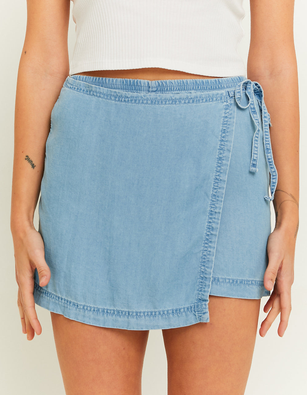 High Waist Skort | Blue