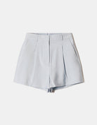 High Waisted Tailored Shorts | Light Blue