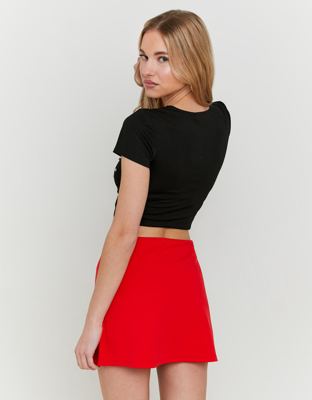 Basic Mini Skort | Red