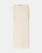Crochet Maxi Skirt | Beige