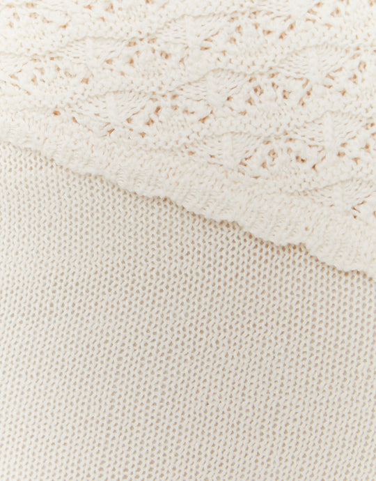 Crochet Maxi Skirt | Beige