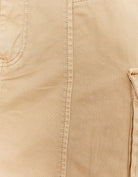 Mid Waist Mini Cargo skirt | Beige