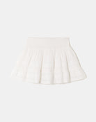 Floral Low Waist Mini Skirt | Off White