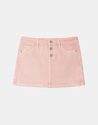 Buttoned Mini Skirt | Pink