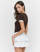 Ruffle Skort | Grey