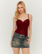 Denim Cargo Mini Skirt | Vintage Wash