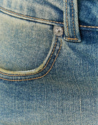 Denim Mini Skort | Blue Wash