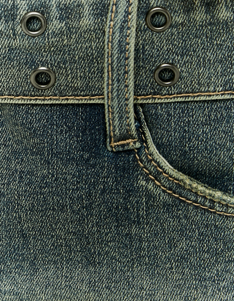 Mini Skort | Vintage Wash