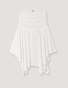Ruffle Midi Skirt | White