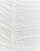 Ruffle Midi Skirt | White